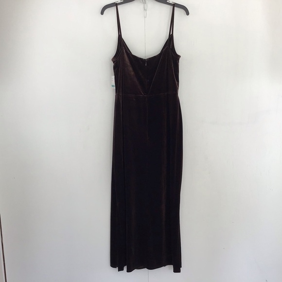 Y2K, plus size TAYLOR Velvet Slip Cowl Neck Maxi Dress NWT size 16 - Picture 5 of 10